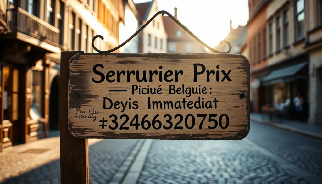 serrurier prix